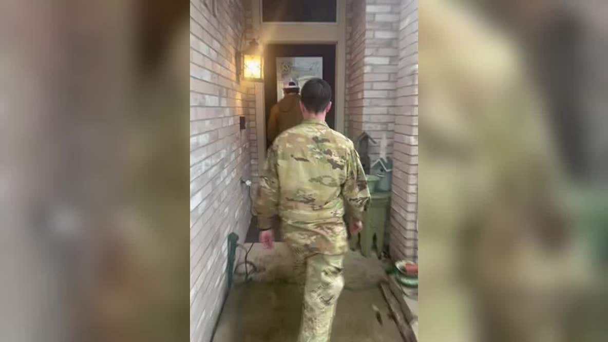 North Texas family surprised by daughter's return